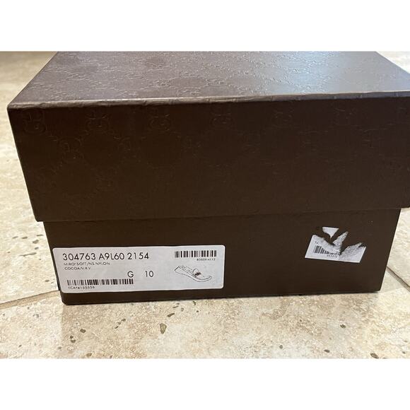 $1200 Gucci Men’s Brown Leather Slip On Loafers Driving Shoes US 10 NEW IN BOX!! - Picture 7 of 13